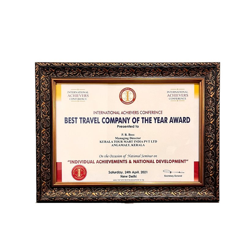 Best Travel Company of the Year